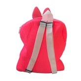 Sevimli Tavşan Figürlü Peluş Çocuk Sırt Çantası Mavi Pembe